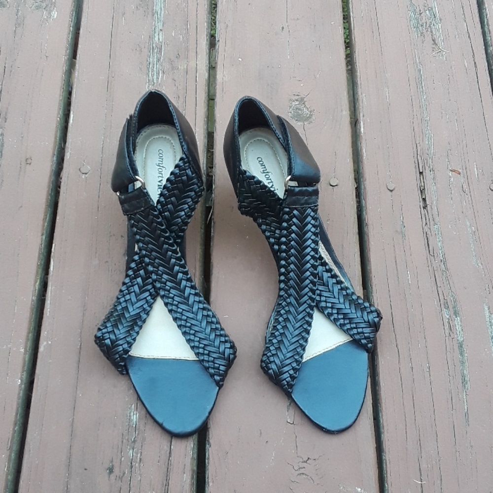 Gorgeous Black Braided Sandals